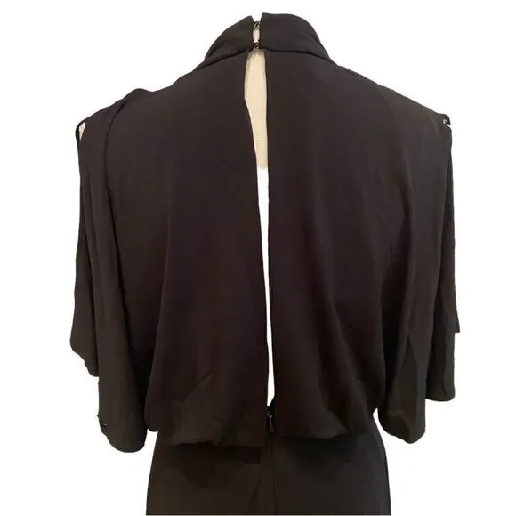 Trina Turk Black Maxi Dress Size US 6 - Picture 7 of 9